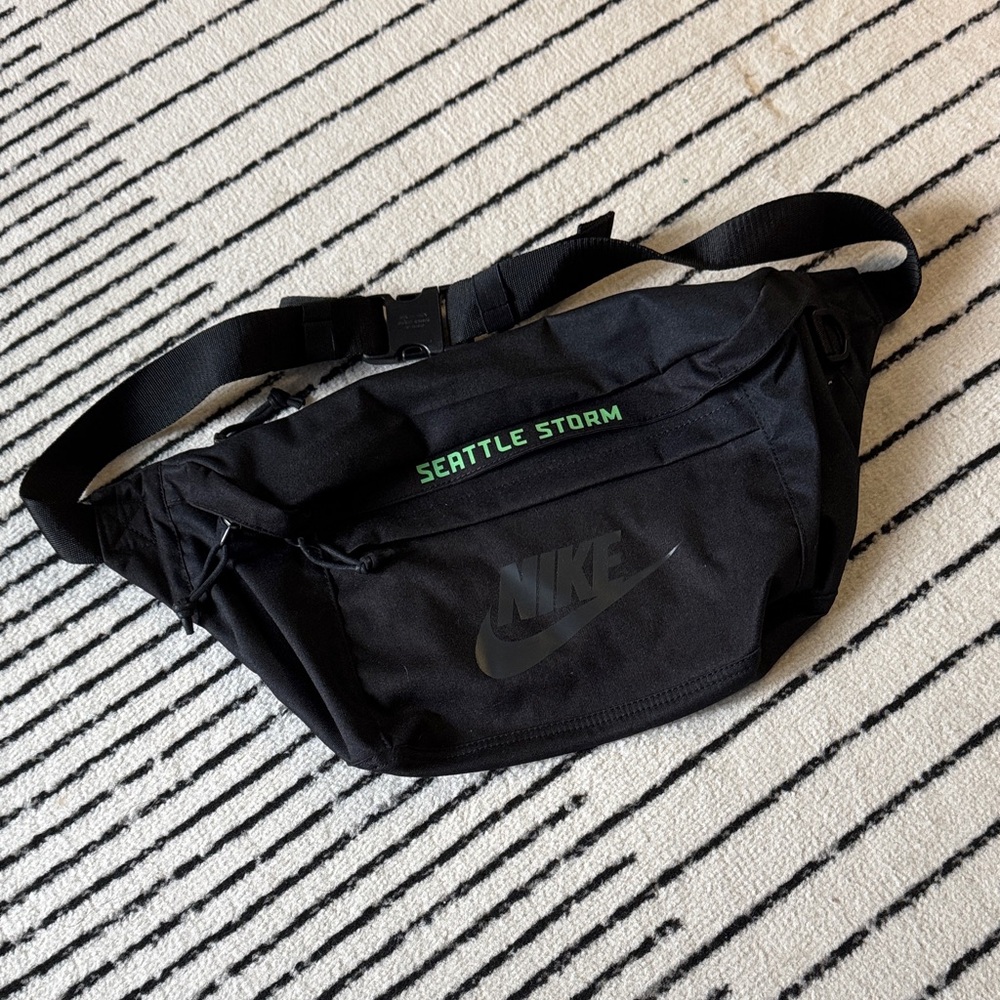 Seattle Storm Nike Black and Green Belt Bag